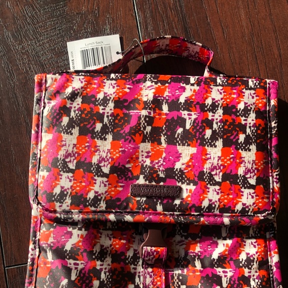 Vera Bradley Houndstooth Tweed Lunch Sack - Picture 5 of 8
